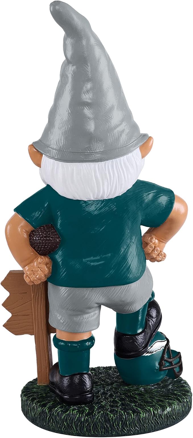 FOCO NFL Unisex-Adult NFL Team Logo Keep Off The Field Garden Statue Outdoor Gnome 8"