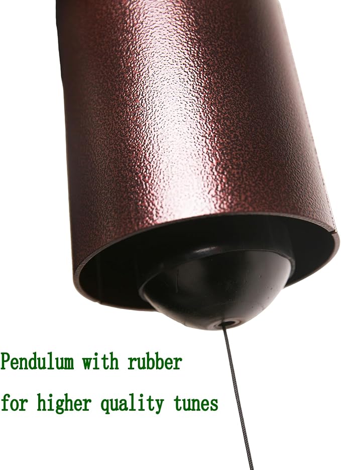 Wind Chimes for Outside,Deep Tone Sound, 43" Copper Large Windchime for Outdoor Terrace,Courtyard,Verandah,Pavilion