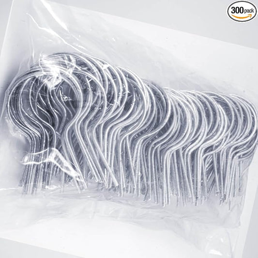 1-7/8" 11 Gauge Preformed Chain Link Fence Twist Tie Wire for Installing Chain Link Mesh. 300 Count