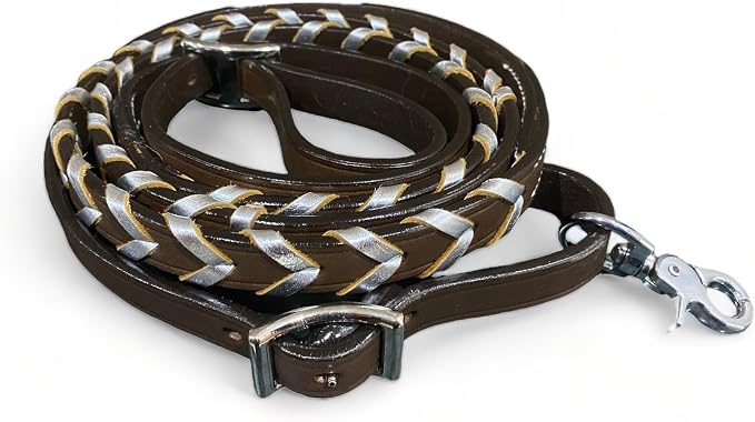 Soft Leather Reins Horse Reins Barrel Reins Laced Barrel Rains Leather Rains