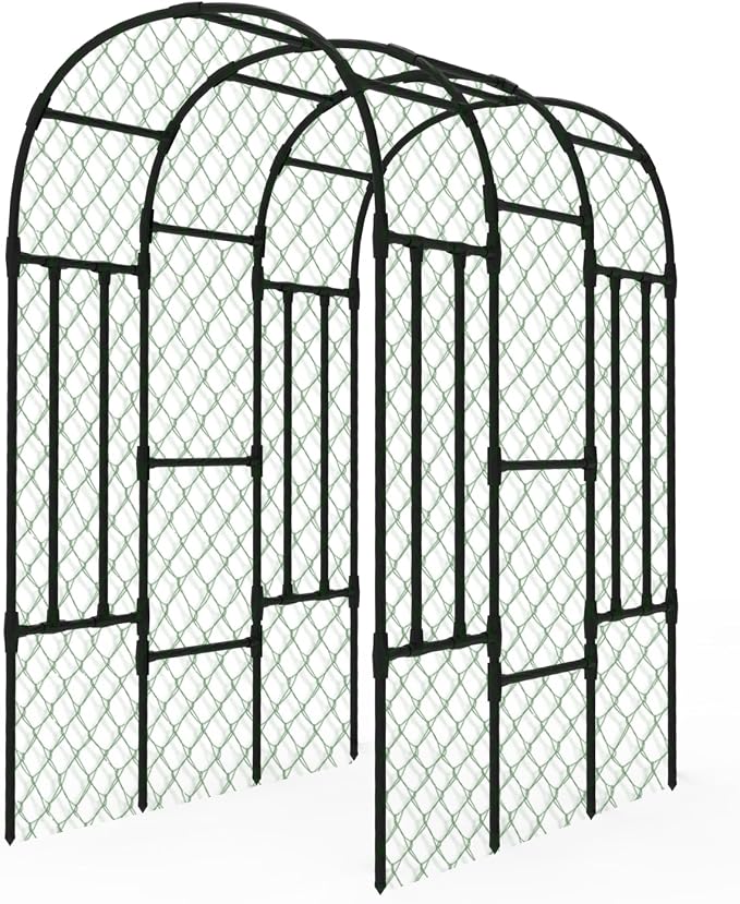 Trellis for Climbing Plants Outdoor - Cucumber Trellis for Raised Bed, Size:71 * 47 * 79 inch, Garden Trellis for Climbing Plants, Cucumber, Vegetable, Tomato, Flowers
