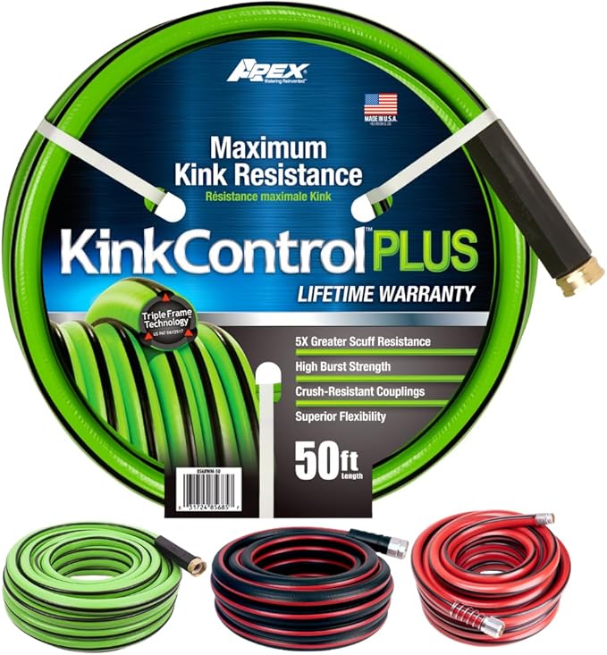 Kink Control Plus 8567-50 Garden Hose, 5/8 in. x 50 ft