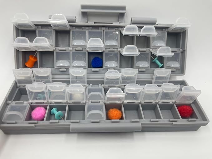 2 units AideTek BOX-ALL 40 Compartments Varied Size Organizer The Flexible Solution for Mixed Small Parts