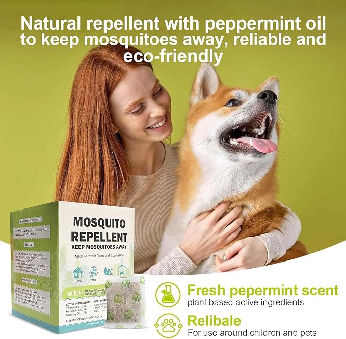 Mosquito Repellent Outdoor Patio - Mosquito Repellent Outdoor Powerful Indoor & Outdoor Protection - 24 Pack