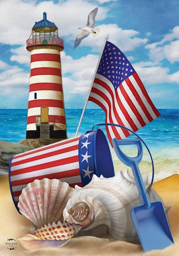 Briarwood Lane Sea To Shining Sea House Flag