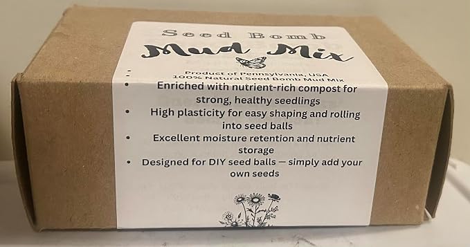 Seed Bomb Mud - Make DIY Seedballs 500grams