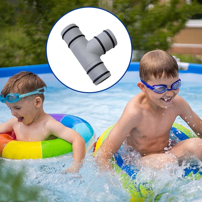 Pool Hose Adapter Connector,1.25” 3 Interfaces Pool Vacuum Hose Adapter for Above Ground Swimming Pool and Pool Filter Pump,Parts Accessories Replacement Form Für