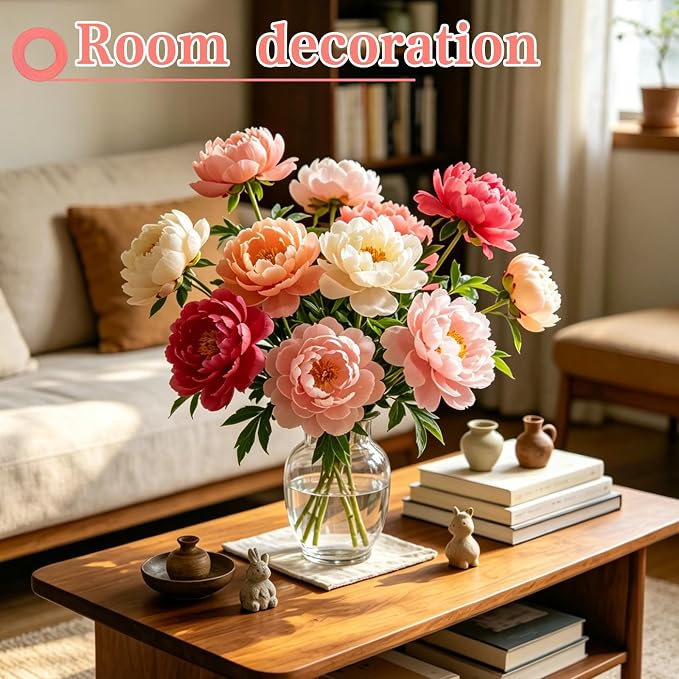 Peony Seeds (Paeonia lactiflora), Long-Lived Perennial Flowers, Large Fragrant Blooms, Lush Double-Style Landscape Focal Point, Pack of 50 Seeds