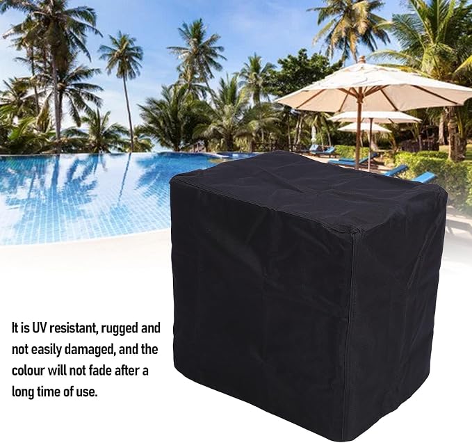 Yosoo Health Gear Pool Filter Pump Cover, Protection, Dust Design with Drawstring Closure, Winter Outdoor Equipment Cover
