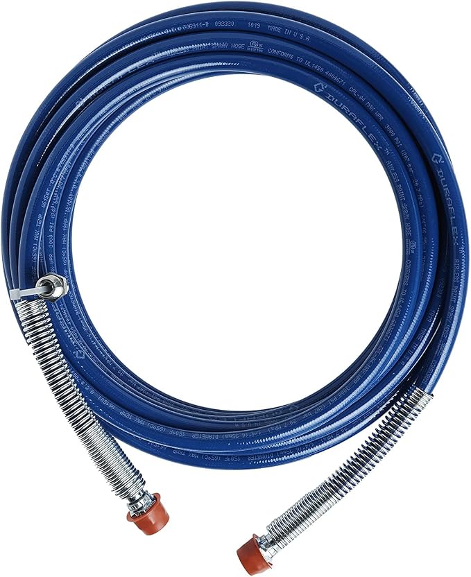 Graco 247339 1/4-Inch Airless Hose, 25-Foot, Dark Blue