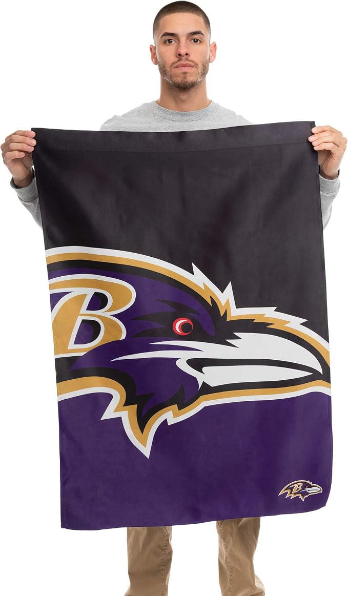 NFL Double Sided Team Logo Vertical Flag (40" x 28")