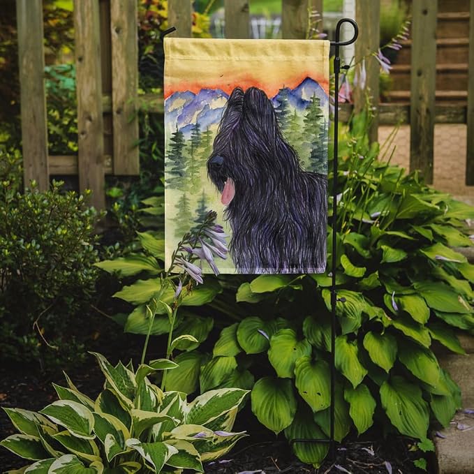 Caroline's Treasures SS8319GF Briard Garden Flag Mailbox Flag Decorative Yard Flag Banner Outside Patio Artwork Yard Flower Beds, Garden Size, Multicolor