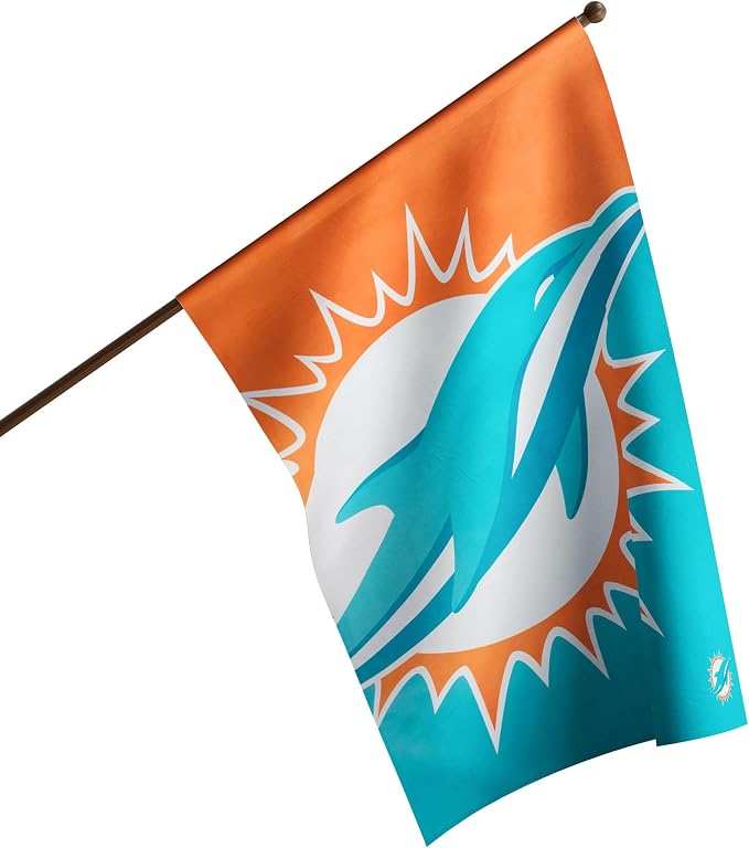NFL Double Sided Team Logo Vertical Flag (40" x 28")
