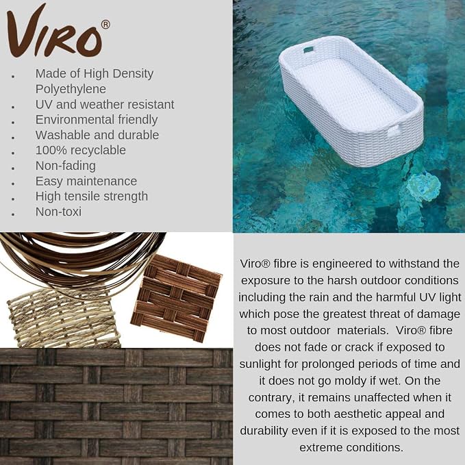 Floating Pool Tray Floating Serving Tray Table & Bar - Swimming Pool Floats for Adults, Spas, & Pool Parties - Floating Tray for Pool Serving Drinks, Floating Brunch, Food on the Water - White