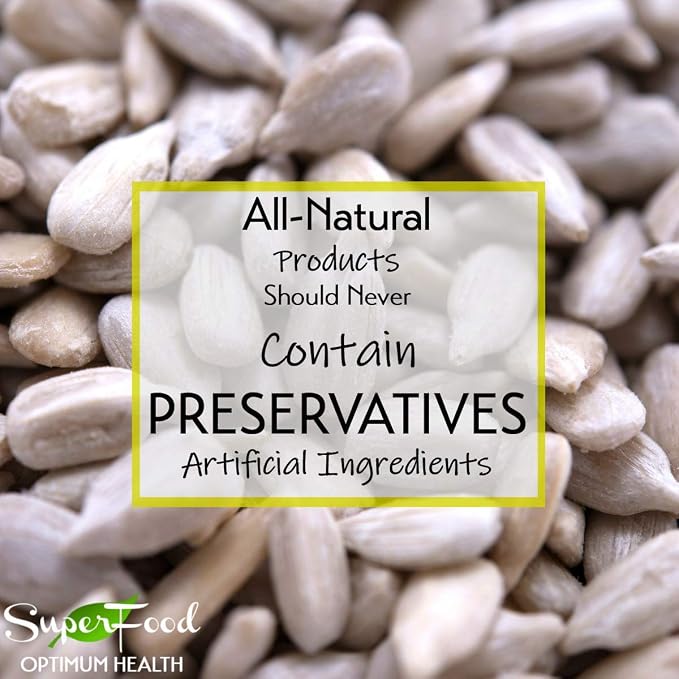 Gerbs Raw Sunflower Seed Kernels 4 lbs. | No Artificial Additives, Resealable Bag | Mild & Crunchy | Top 14 Allergen-Free