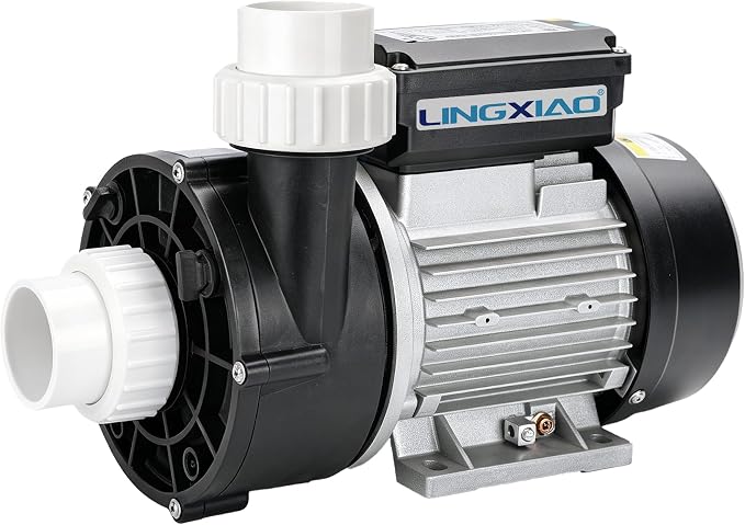 Hot Tub Circulation Pump 230V,63GPM,1.5in (Model: WTC50M-Standard) | LX Pump 100% Copper Motor, High Efficiency, Low Noise, Replace OEM Models