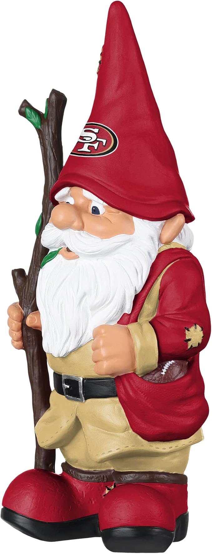 FOCO NFL Team Logo Holding Stick Garden Statue Outdoor Gnome