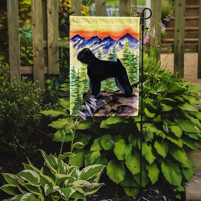 Caroline's Treasures SS8286GF Bouvier des Flandres Garden Flag Mailbox Flag Decorative Yard Flag Banner Outside Patio Artwork Yard Flower Beds, Garden Size, Multicolor