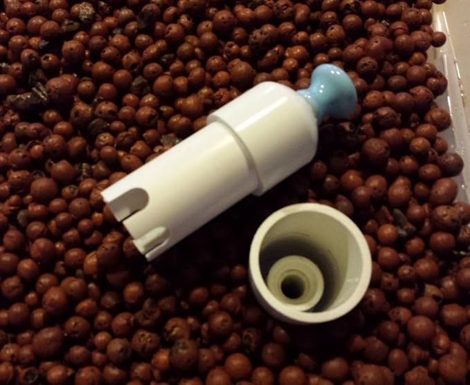 Aquaponics Auto Bell Siphon Kit 6" Media or Smaller Grow Bed Mini Garden! Great for Half 5Gal Dutch Buckets, Over 20,000 Siphons Sold