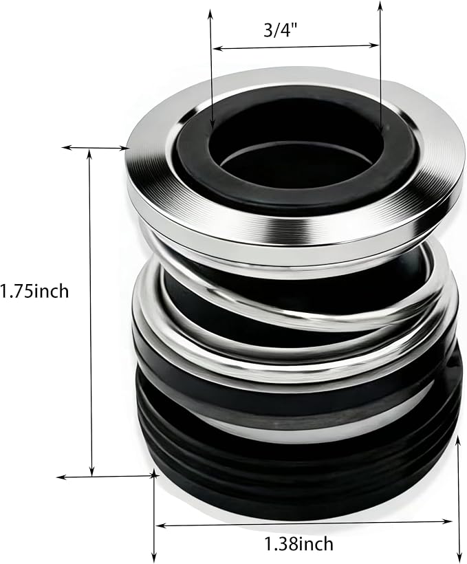 Replace PS-201 AS-201 Pool and Spa Pump Shaft Seal 3/4"