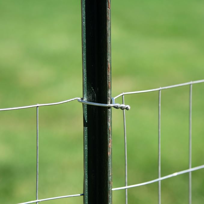 YARDGARD – SpeedyTie T‑Post Fence Wire Ties – 11 Gauge Galvanized Steel – Compatible with Power Drill EZ Twist Tool – For T‑Post Fencing | Chain Link Fence Attachment | Fast Installation