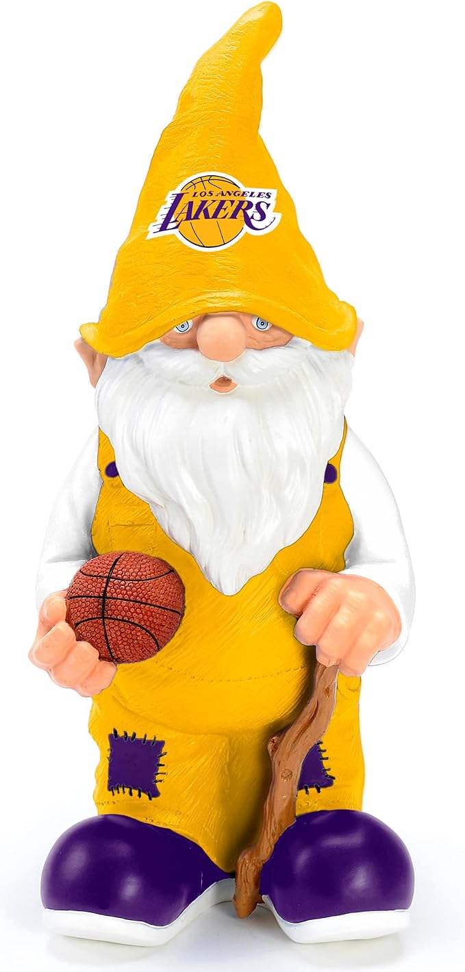 FOCO Unisex-Adult NBA Team Logo Outdoor Garden Gnomes