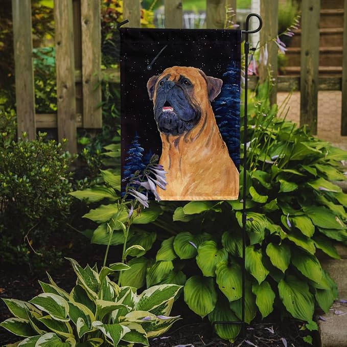 Caroline's Treasures SS8672GF Bullmastiff Garden Flag Mailbox Flag Decorative Yard Flag Banner Outside Patio Artwork Yard Flower Beds, Garden Size, Multicolor