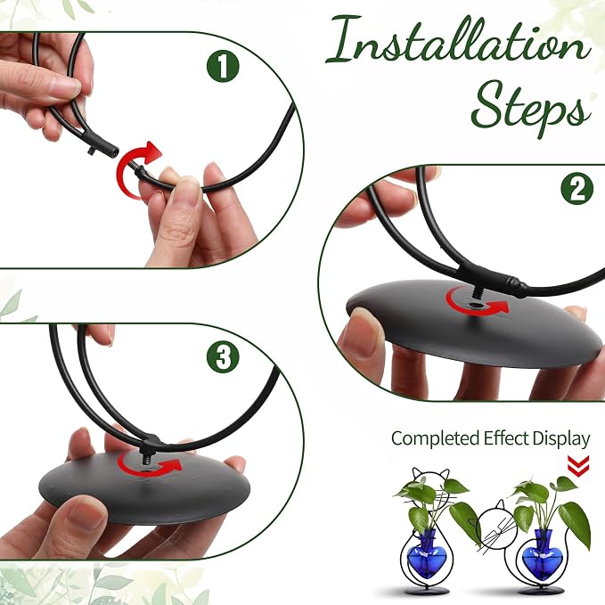 Plant Terrarium Plant Propagation Station Cat Lover Gifts for Women | Plant Lovers Home Office Decor Cat Desk Accessories