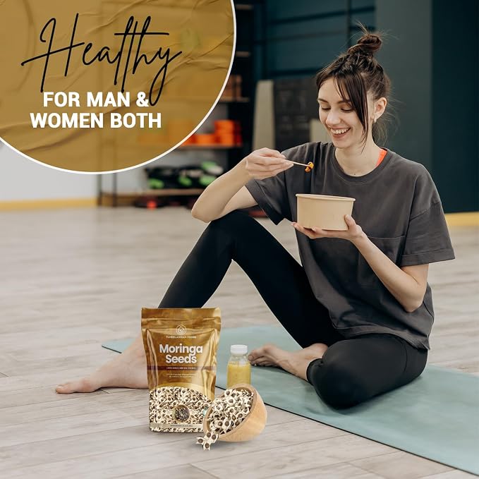 Moringa Seed | 700 Count Appx. | BEST MONEY VALUE | Moringa Seeds | Moringa Oliefera Seed | Edible Moringa Seed | Non GMO Organic Moringa Seeds | Premium Quality - TundeLaniran Foods (Big Pack)