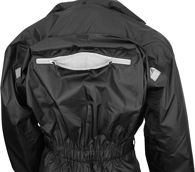 Nelson Rigg Solo Storm Rain Jacket, Waterproof, Breathable, and Packable (Orange/Black, XX-Large)
