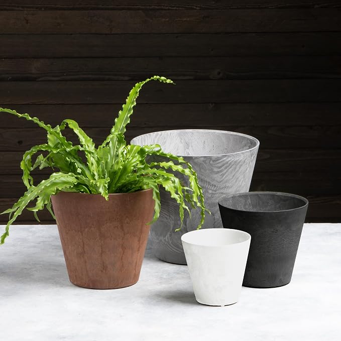 Root & Vessel Napa Round Planter, Rust, 6"