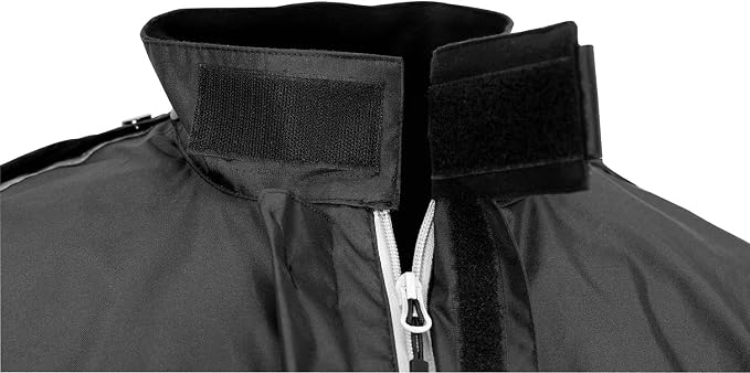 Nelson Rigg Solo Storm Rain Jacket, Waterproof, Breathable, and Packable (Black, Large)