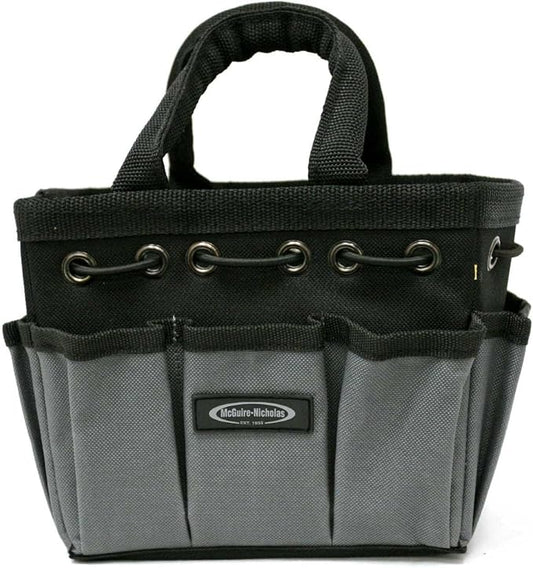 McGuire-Nicholas Mighty Bag Compact Tool Storage Tote, 7-Inch, Grey