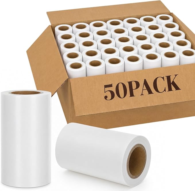 50 Rolls Tree Trunk Protection Wrap, 30 ft Each, Sticky Adhesive Strip for Outdoor Use
