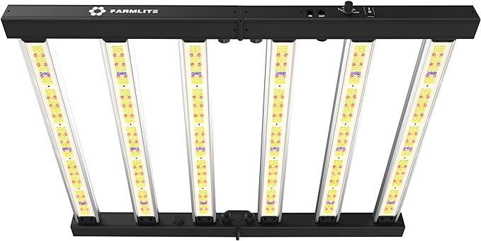 FARMLITE LED Grow Lights for Indoor Plants Full Spectrum Growing Light Bar Plant Hanging Growing Lamps Seedling Daisy Chain Dimmable Board 4x4ft Coverage (360watts)