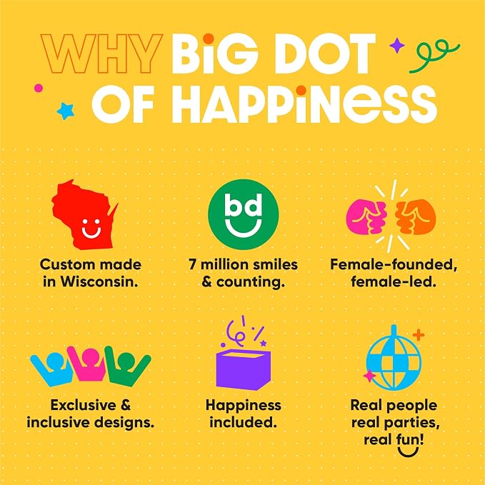 Big Dot of Happiness Happy Little Ladybug - Lawn Outdoor Baby Shower or Birthday Party Yard Decorations - 10 Piece