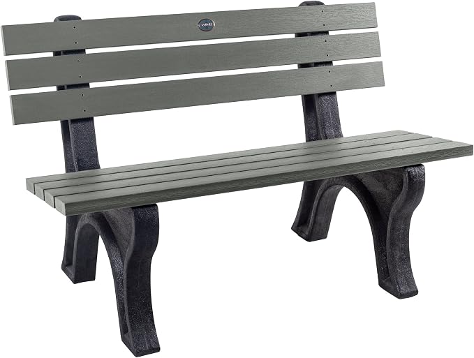 Sequoia Professional CM-BENSQ43-CGE Aurora 4 ft Park Bench, Coastal Teak