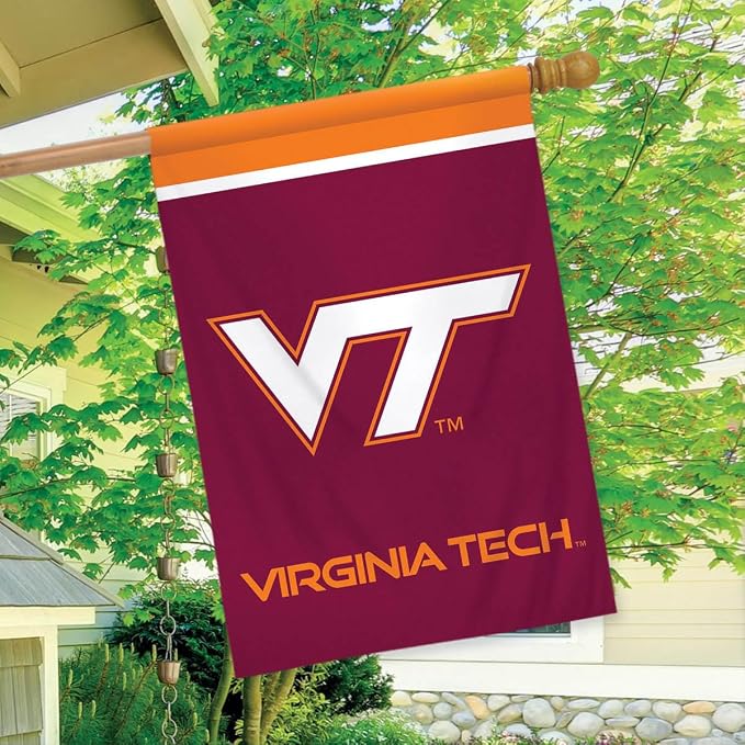 Virginia Tech Hokies House Flag College Licensed 28" x 40"