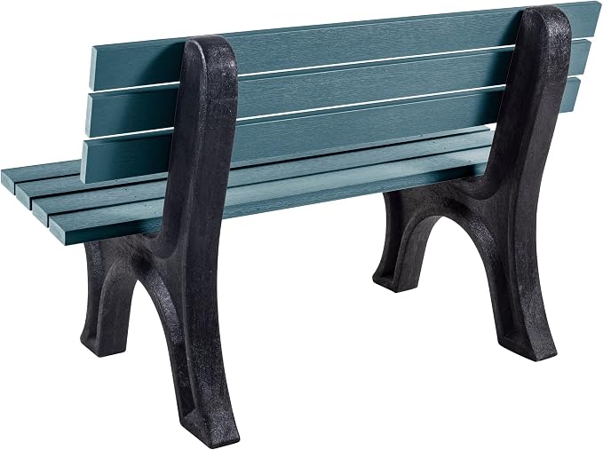 Sequoia Professional Aurora 4 ft Park Bench, Nantucket Blue