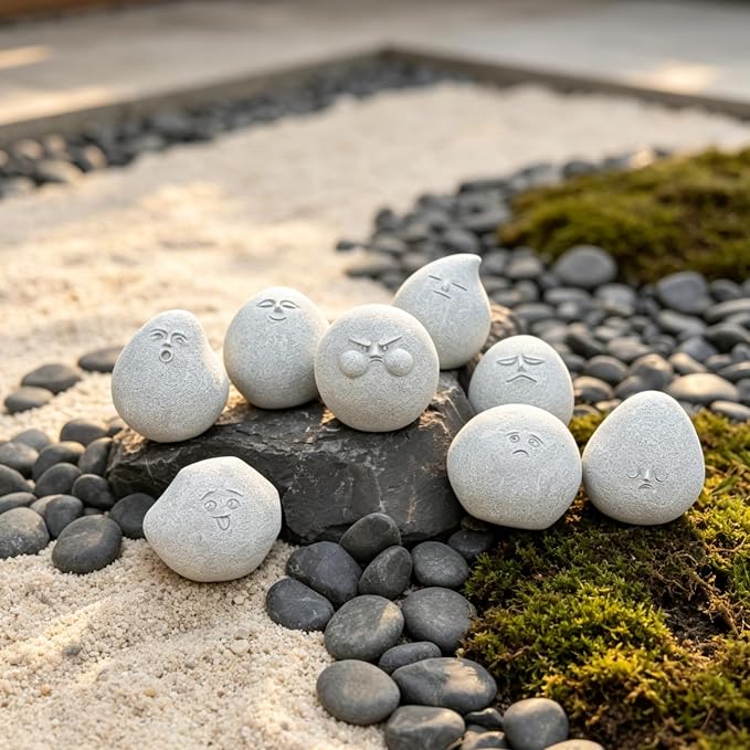 Miniature Emotional Figurines Plant Decorations for Pots, Funny Fairy Garden Accessories Outdoor Decorations Gifts Women Statue for Table Yard Desktop Planter