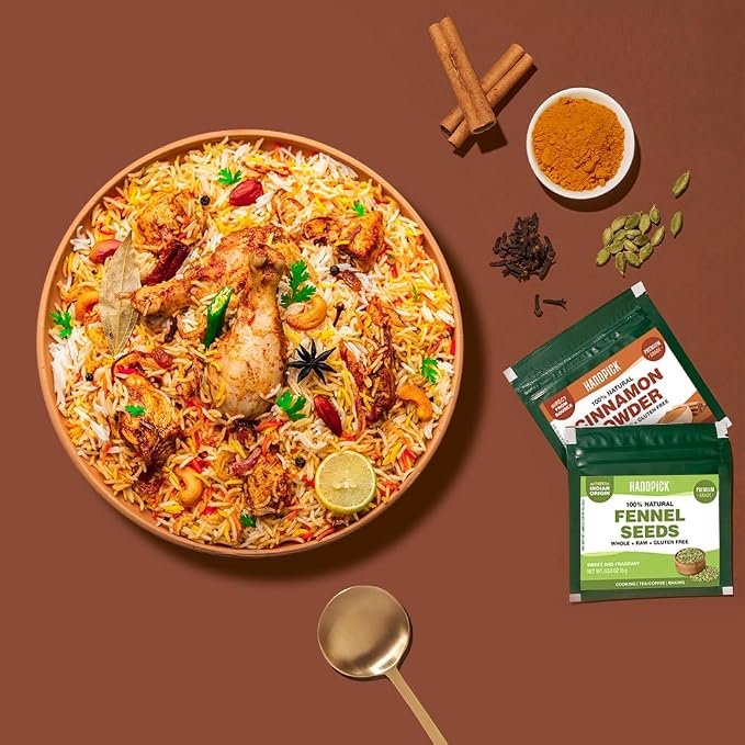 HANDPICK Assorted Spice Set – 16 Exotic Spices | Gluten-Free, Non-GMO | Essential Cooking Gift Set from India