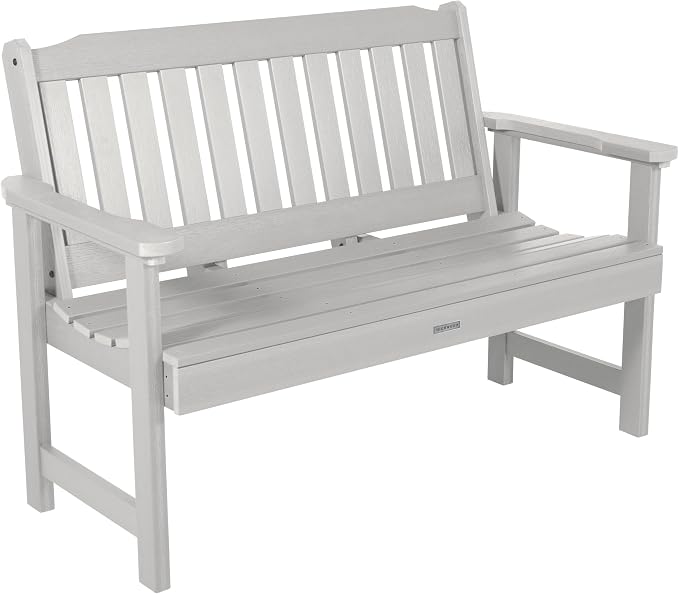 Highwood AD-BENW2-WHE Lehigh Garden Bench, 4 Feet, White