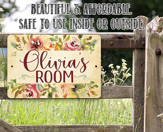 Personalized - She Shed - Classic She Shed Decor, Greenhouse Garden Display, Backyard Botanical Accessories, Babe Cave Sign and Gifts for Women, 8x12 or 12x18 Indoor or Outdoor Durable Metal Sign