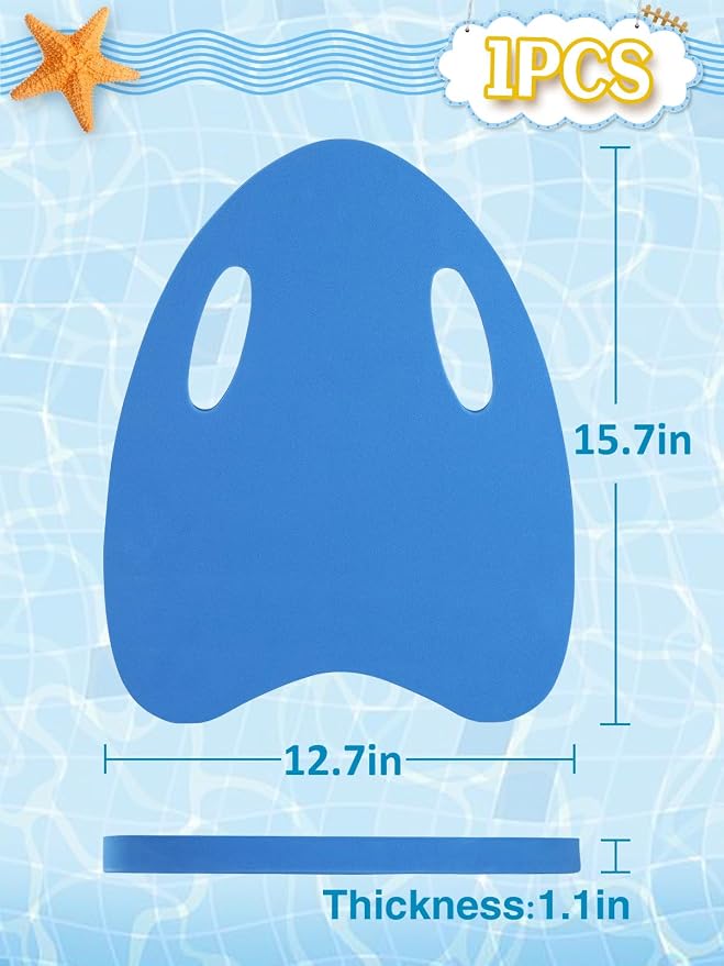Aulock Swimming Kickboard for Kids with Handrail Hole | Safe Swimming Training Aid Kickboard, Practising Swimming Kickboard for Beginners, for Summer Pool Party