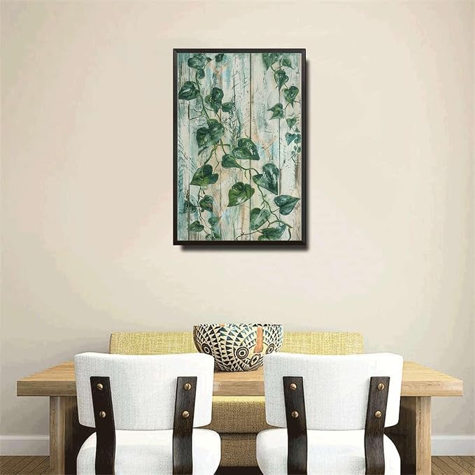 Metal Sign Tin Sign Vintage Wall Art Rustic Trail Pothos Tin Sign for Vintage Paintings Shabby Chic Decor and Easy Installation Funny Outdoor Decor for Restaurant 12×16 Inches with Metal Frame