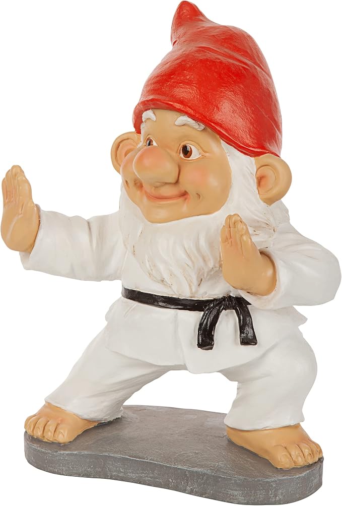 Design Toscano Karate Kobi Martial Arts Garden Gnome Statue