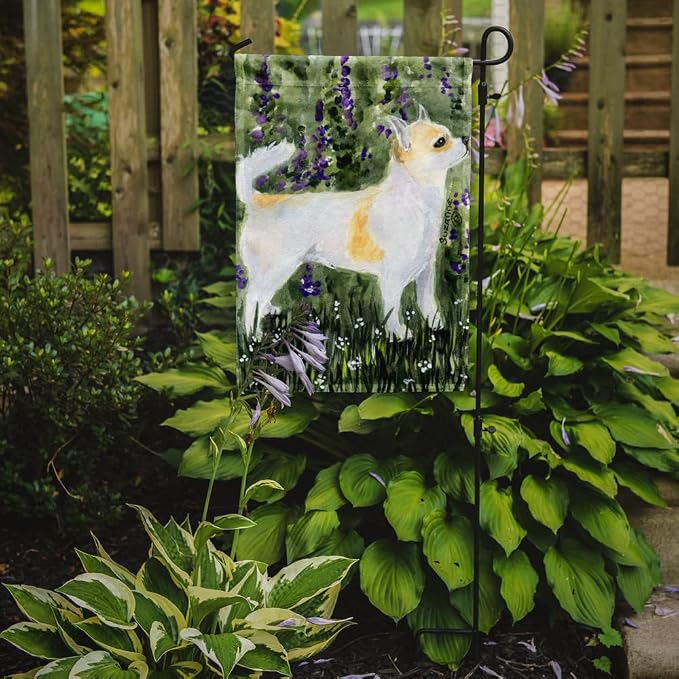 Caroline's Treasures SS8952GF Chihuahua Garden Flag Mailbox Flag Decorative Yard Flag Banner Outside Patio Artwork Yard Flower Beds, Garden Size, Multicolor