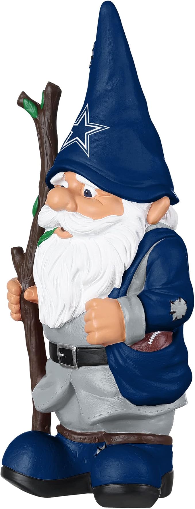 FOCO NFL Team Logo Holding Stick Garden Statue Outdoor Gnome
