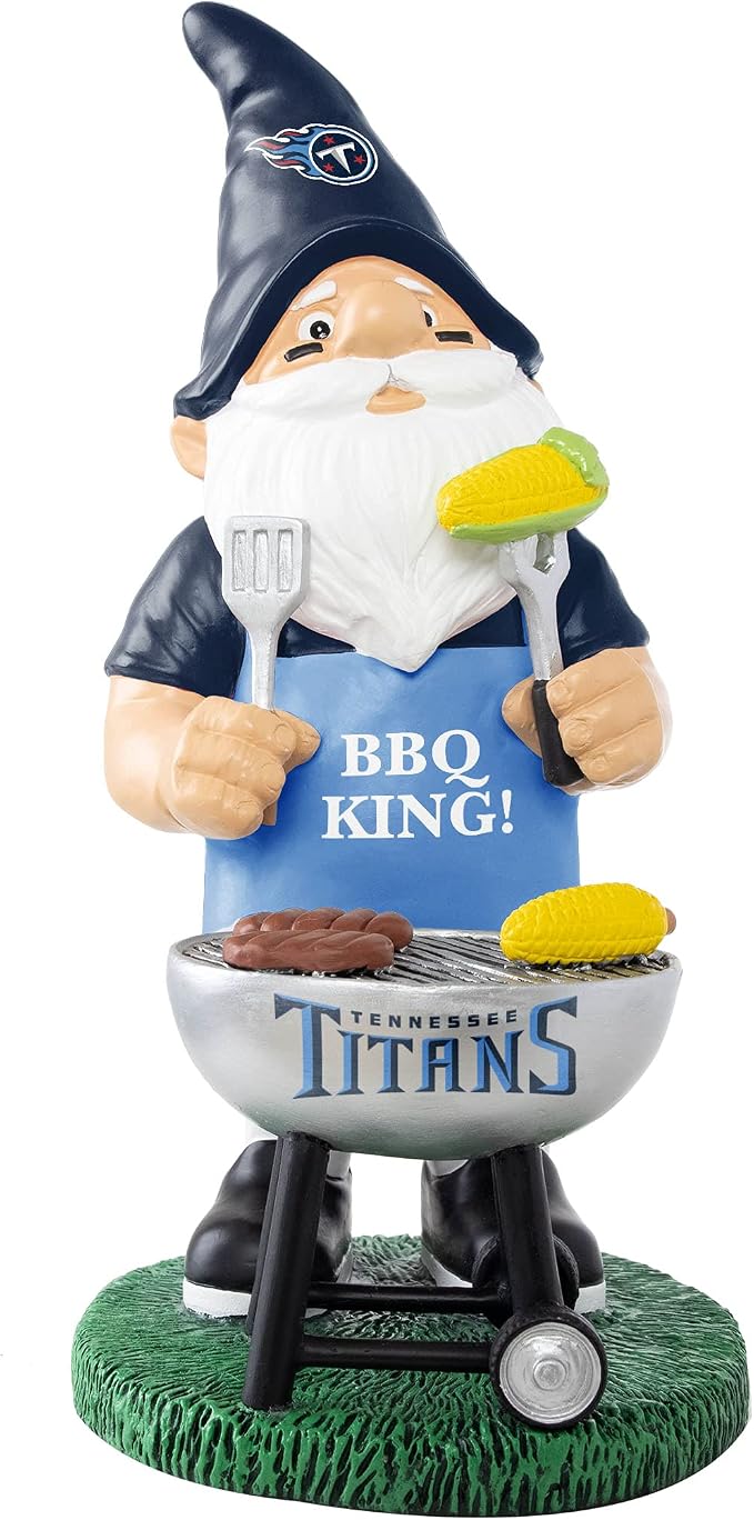 FOCO NFL Unisex-Adult NFL Team Logo Grill Garden Statue Outdoor Gnome 10"