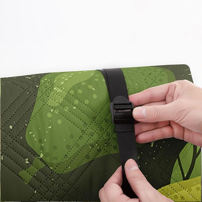 Outdoor Picnic Blanket,Portable Sandproof Waterproof Picnic Mat,Avocado Printed Camping Beach Mat for Sand and Wet Grass Hiking (Avocado S)